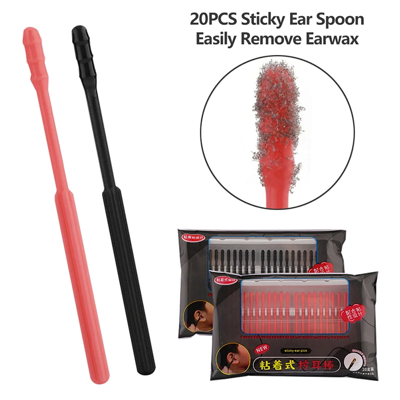 

20 шт./упаковка, одноразовые липкие палочки для очистки носа