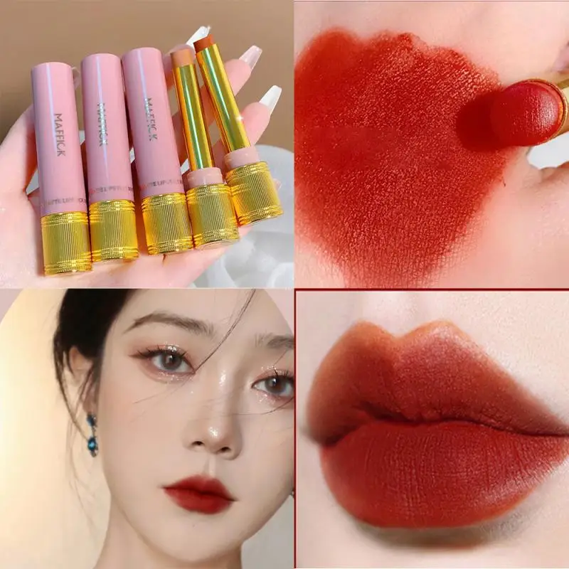 Бархатная помада 6 цветов искусственная водостойкая стойкая для макияжа губ