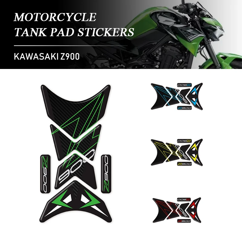 

Motorcycle Anti slip Tank Pad 3M Side Gas Knee Grip Traction Pads Protector Stickers Cover For KAWASAKI Z900
