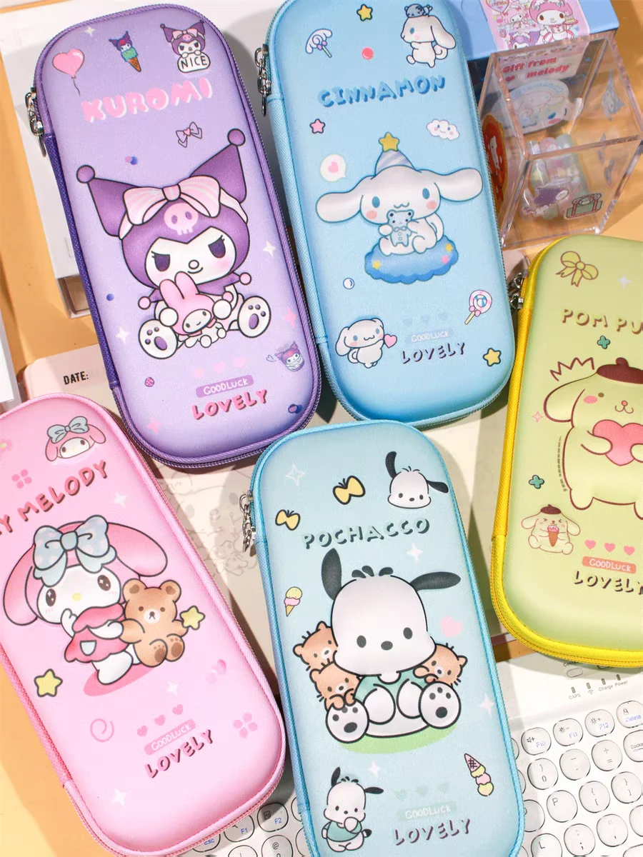 Держатель для ручек в стиле аниме Kuromi Cinnamoroll 3D EVA большой емкости фоторучка милый