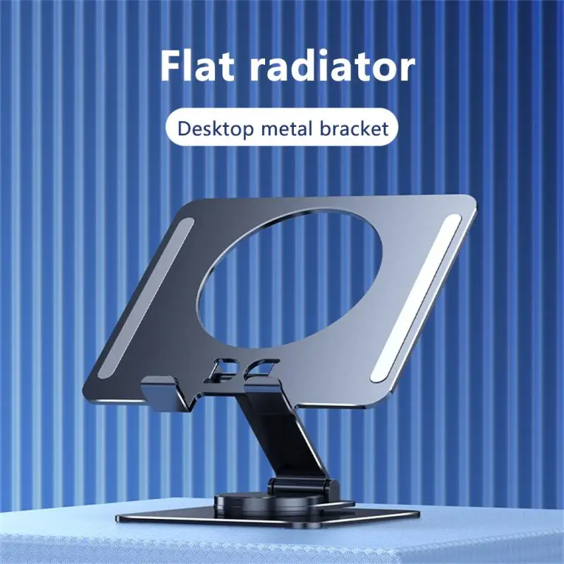 

Z36 Aluminum Alloy Flat Folding rotation Bracket for IOS IPad Android Tablet Universal Stand 360 ° Rotating Flat Bracket Folding
