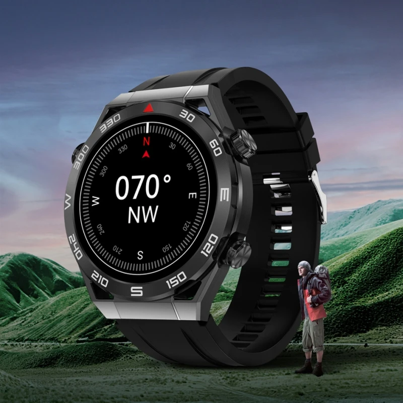 

2023 New ECG+PPG NFC Bluetooth Call Smart Watch for Men's Healthy Blood Pressure Suitable for Xiaomi Huawei　Sports Compass Watch