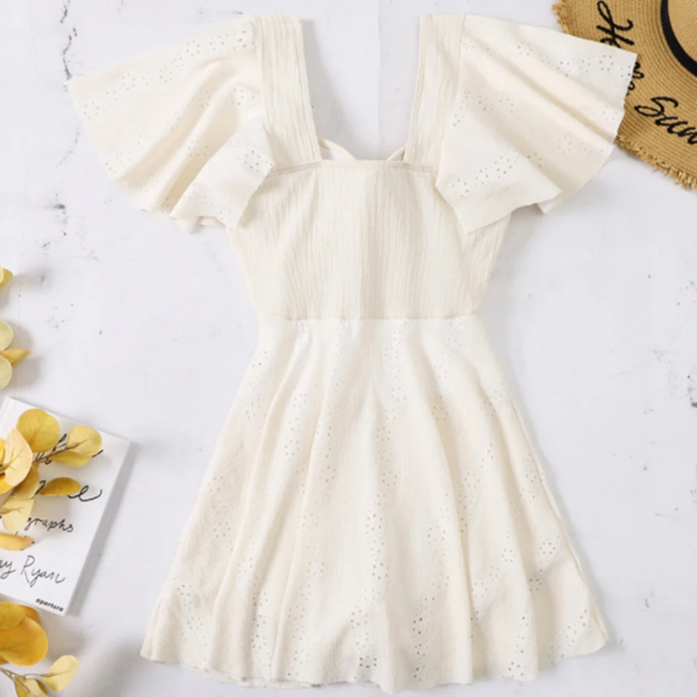 Юбка на молнии с короткими рукавами шнуровке купальник рюшами и горячий весенний