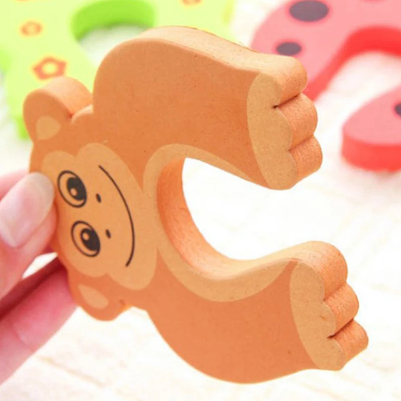 5 шт. безопасные для пальцев мягкие пенопластовые дверные замки защиты детей EVA