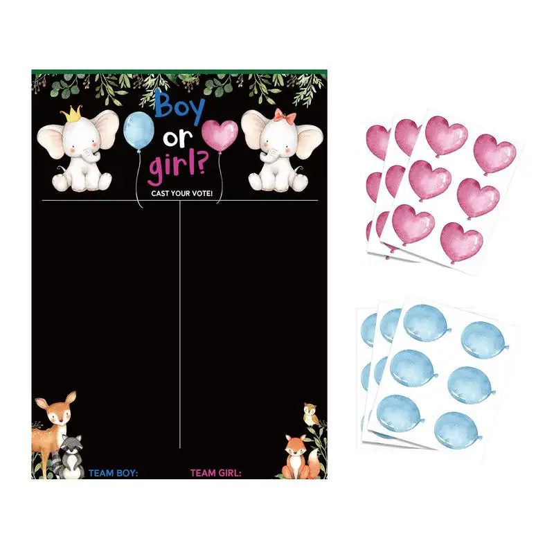 

Gender Reveal Board Vote Gender Reveal Games Voting Board Gender Reveal Party Decoration Vote Poster For He Or She Party