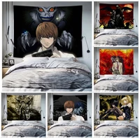 death note cartoon tapestry japanese wall tapestry anime wall hanging sheets