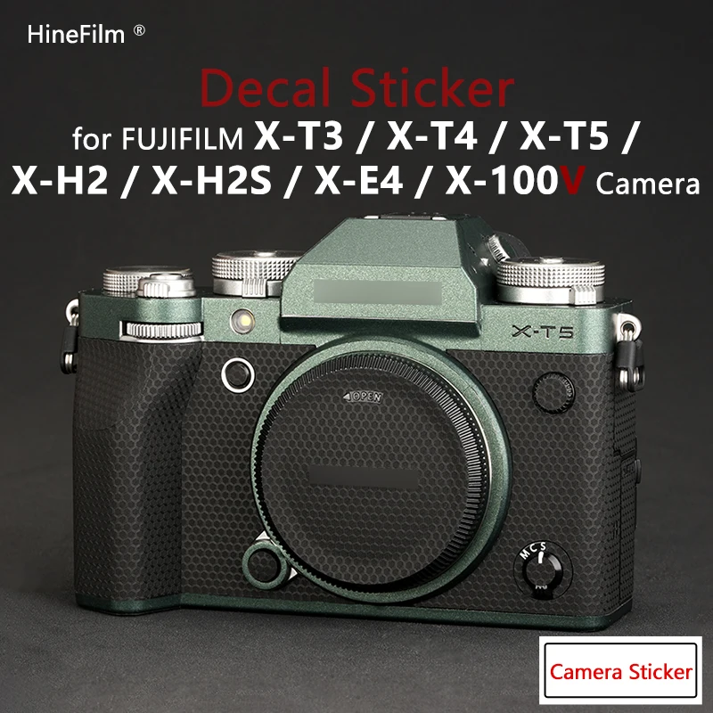 

Fuji XT5 XH2S XH2 X100V Camera Skin Warp Cover for Fujifilm X-T5 X-T4 X-T3 XE4 Premium Decal Skin Protective Sticker