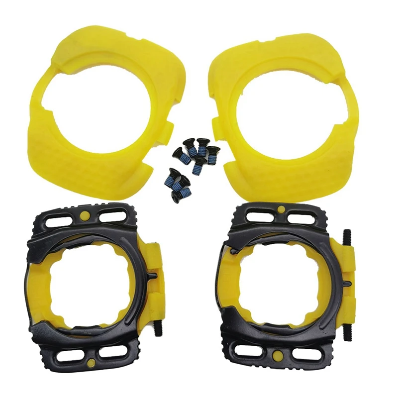 

Upgraded Aerodynamic Cleats Bicycle Pedal Bike Pair Pedals Cleats Protection Cover For WAHOO Speedplay Zero