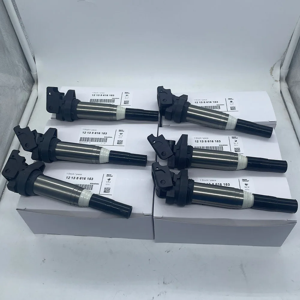 1 ~ 6 шт. 12138616153 12137594596 Катушка зажигания для BMW E60 E61 F10 F18 F11 E39 F07 520I 523I 525I оригинальная коробка системы зажигания