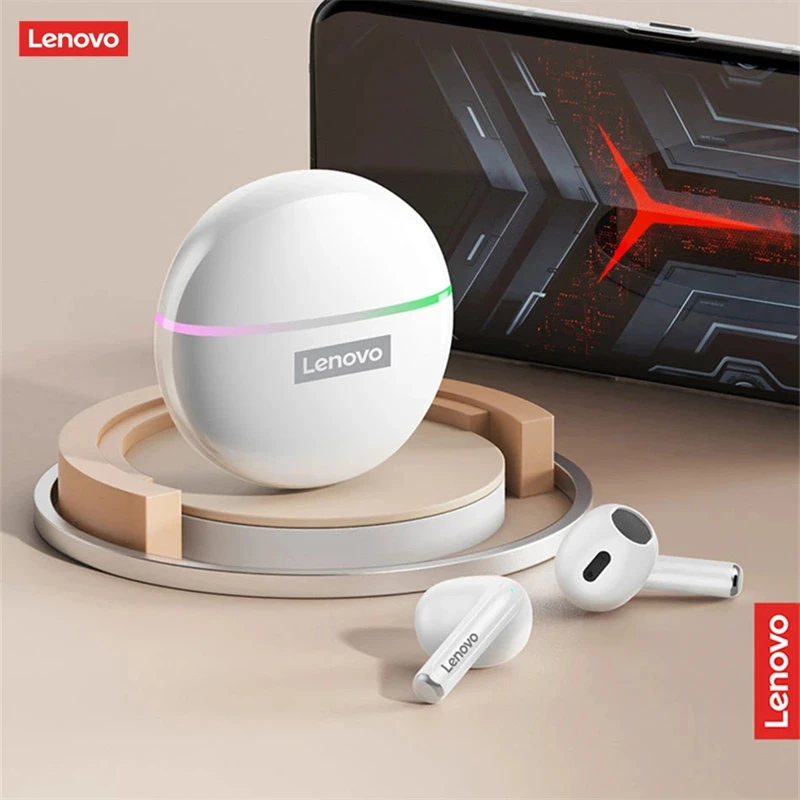 

Lenovo XT97 Original TWS Earphones Wireless Bluetooth 5.2 Sports Earbuds Music Headset Touch Control Noise Reduction Headphones