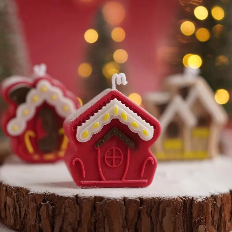 Рождественский домик силиконовая форма пряничный Сделай Сам ручной работы