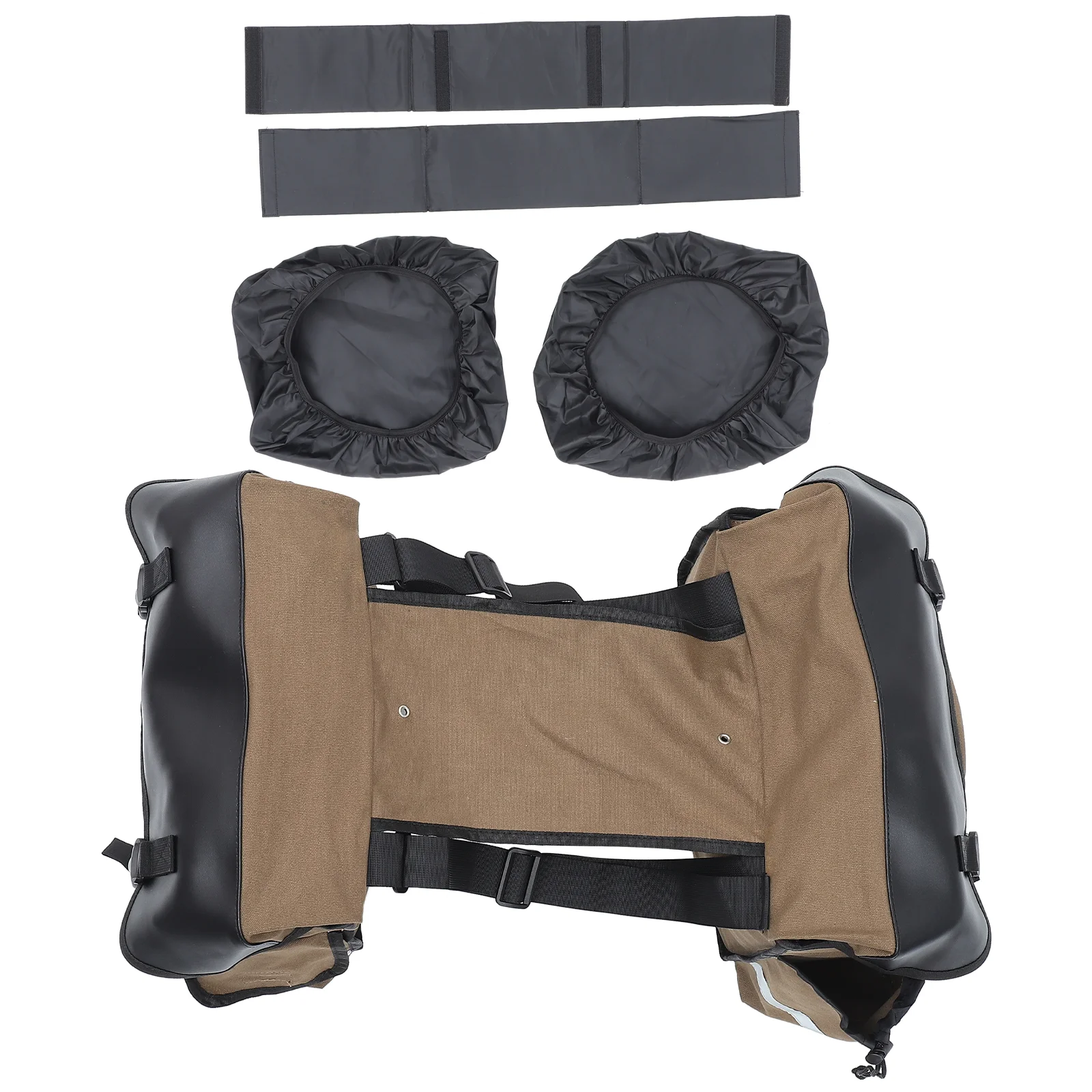 

1 Set Bags Canvas Cycling Pouch Mountain Bike Bag Motorcycle Tail Bag Saddle Bags Motorcycles for Motorcycle Home Cycling Bike