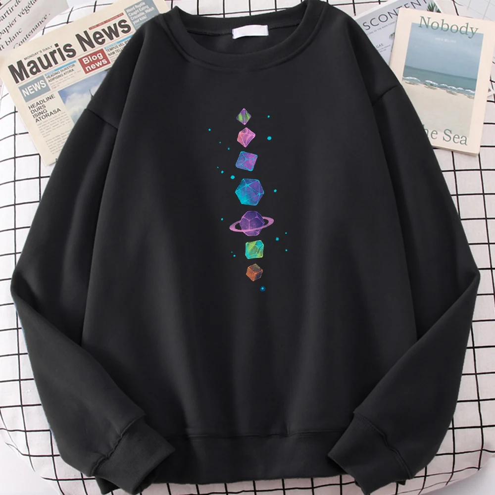 Heavenly Body Colored Meteorite Prints Hoodies Male Hip Hop Warm Fleece Hoodie Fashion Soft Hoody Autumn Casual Sportswear Man