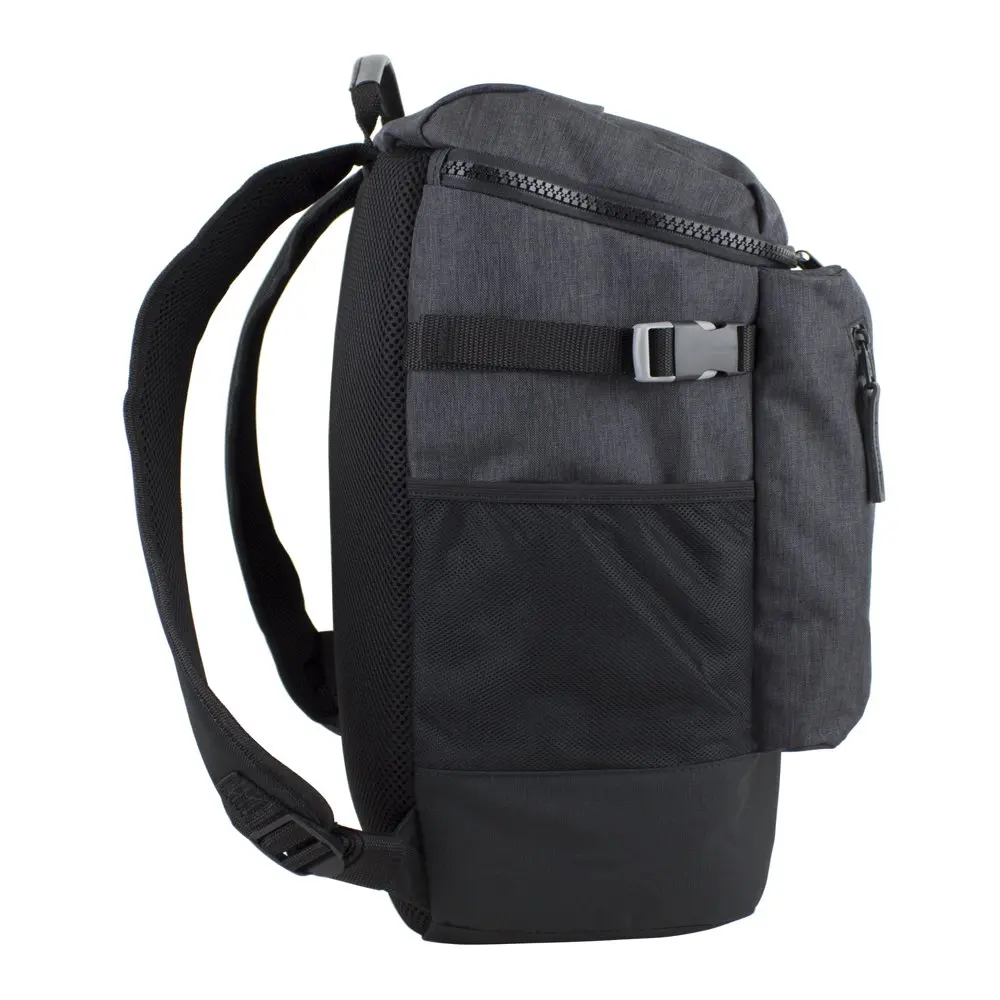 Dual Chambray  Backpack with Multiple Compartments