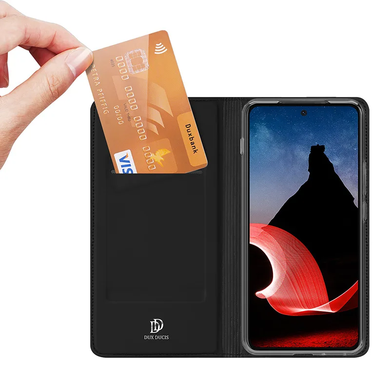 Роскошные Чехлы Dux Ducis из искусственной кожи для телефона Motorola Thinkphone Coque, тонкий Чехол-книжка, чехол-Бумажник для телефона