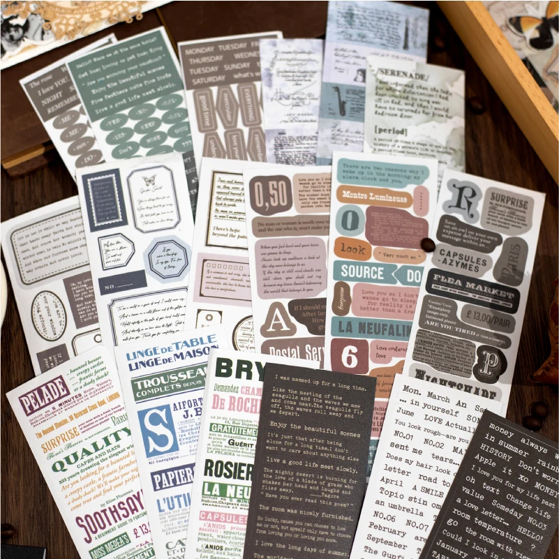 30 шт. наклейки для скрапбукинга на каждый день идеально подходят коллажей