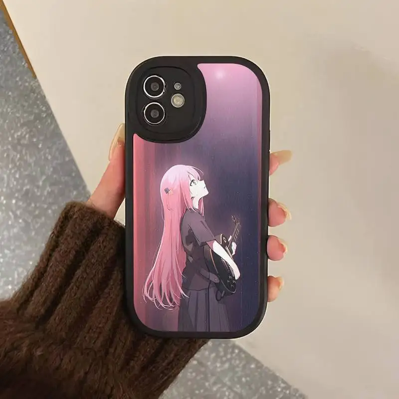 Bocchi The Rock Anime Phone Case Hard Leather Phone Case For iPhone 14 13 12 Mini 11 14 Pro Max Xs X Xr 7 8 Plus 6 6s