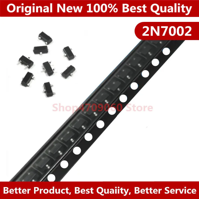 100 шт. 2N7002LT1G 2N7002 SOT-23 SMD 702 MMBT2907A 2F 2N2222 1P 2N3904 1AM 2N3906 2A 2N5551 G1 2N5401 2L MMBT2222A MMBT5551