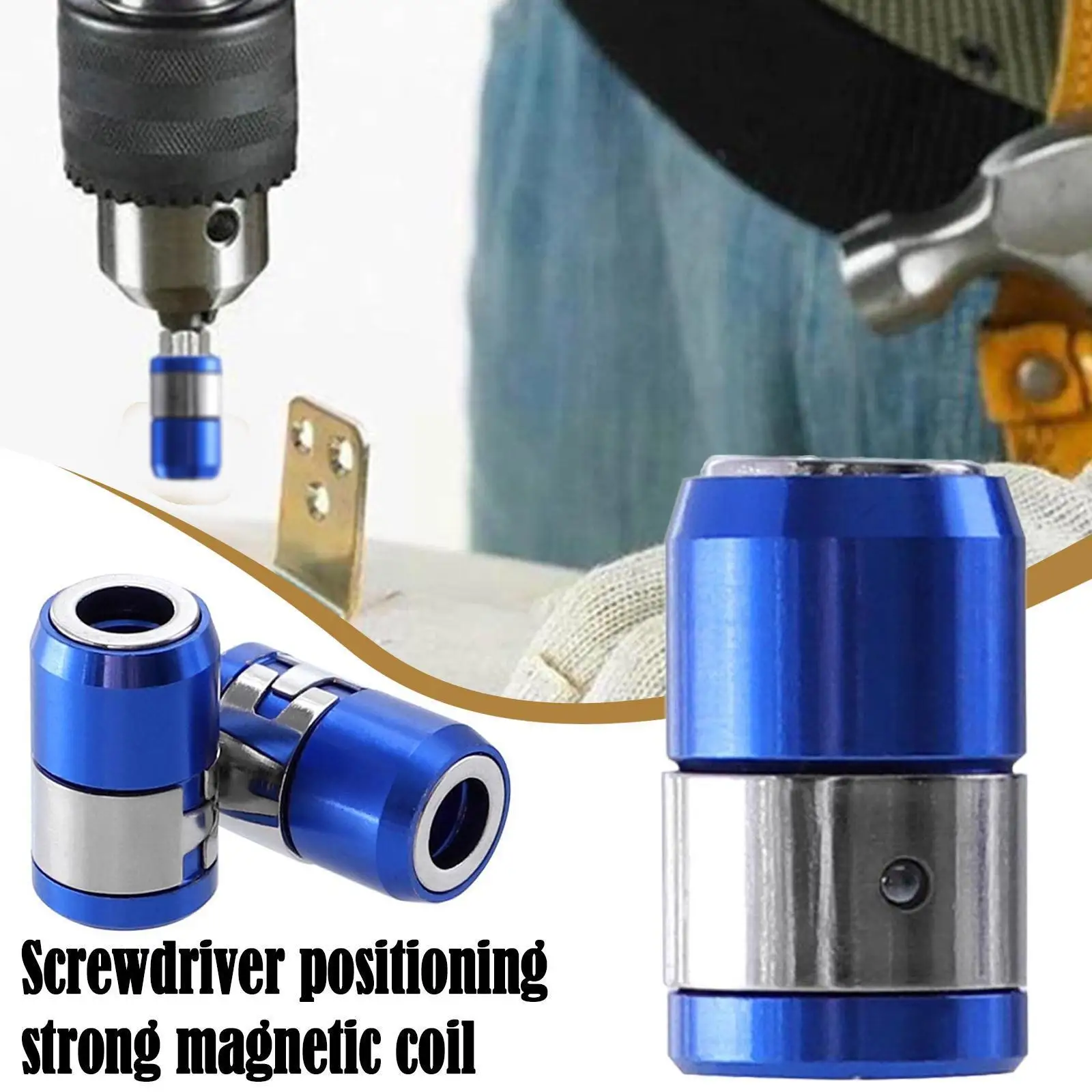 

Magnetic Bit Alloy Electric Magnetic Screwdriver Bit Top Holder Non-slip Anti-Corrosion Strong Magnetizer For Phillip Bit G2A5