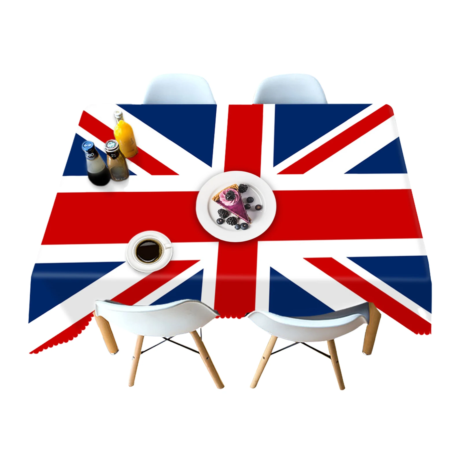 Queen Elizabeth Jubilee Union Jack Table Cloth 2022 Queen