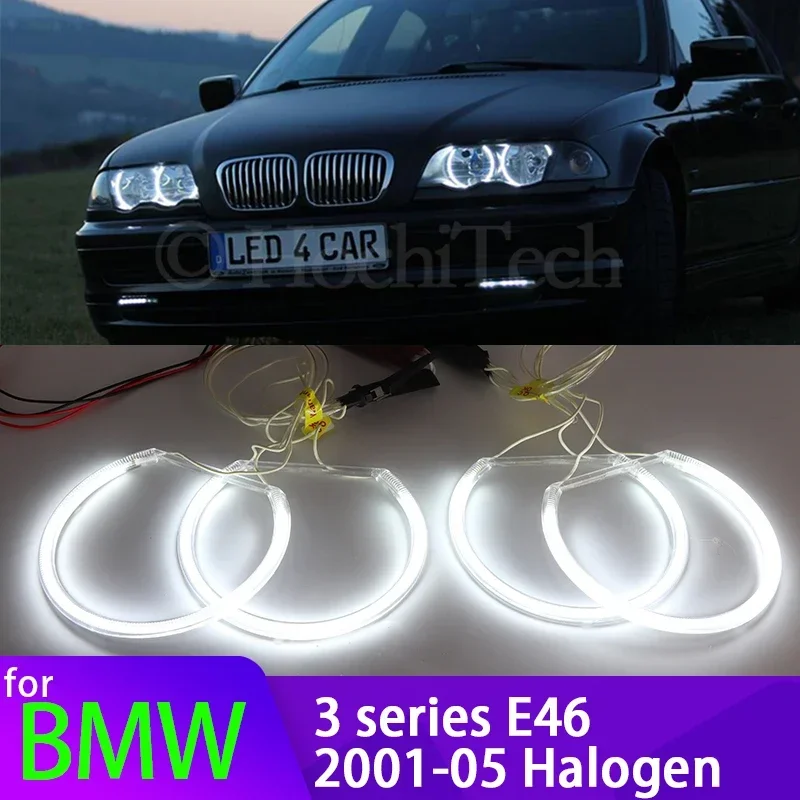 

Для BMW 3 серии E46 316i 318i 318is 320i 323i 325i 328i галогенная фара 1990-2000 CCFL ангельские глаза кольца дневной свет
