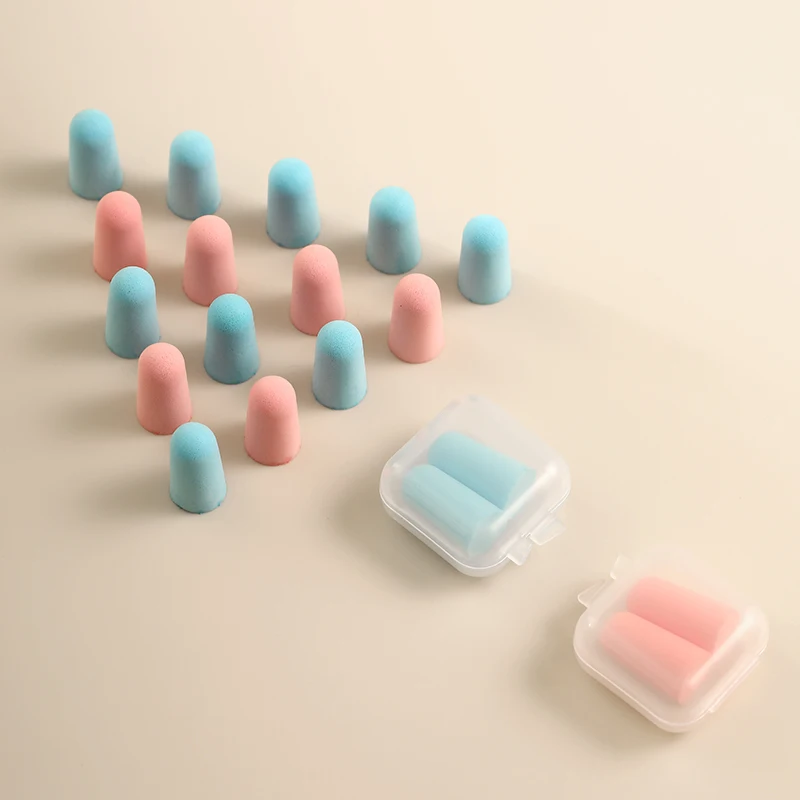 

5 Pairs Soundproof Earplugs for Sleeping Noise Canceling Earplugs Acoustic Earplug Soft Touch Polyurethane Sleep Earplugs