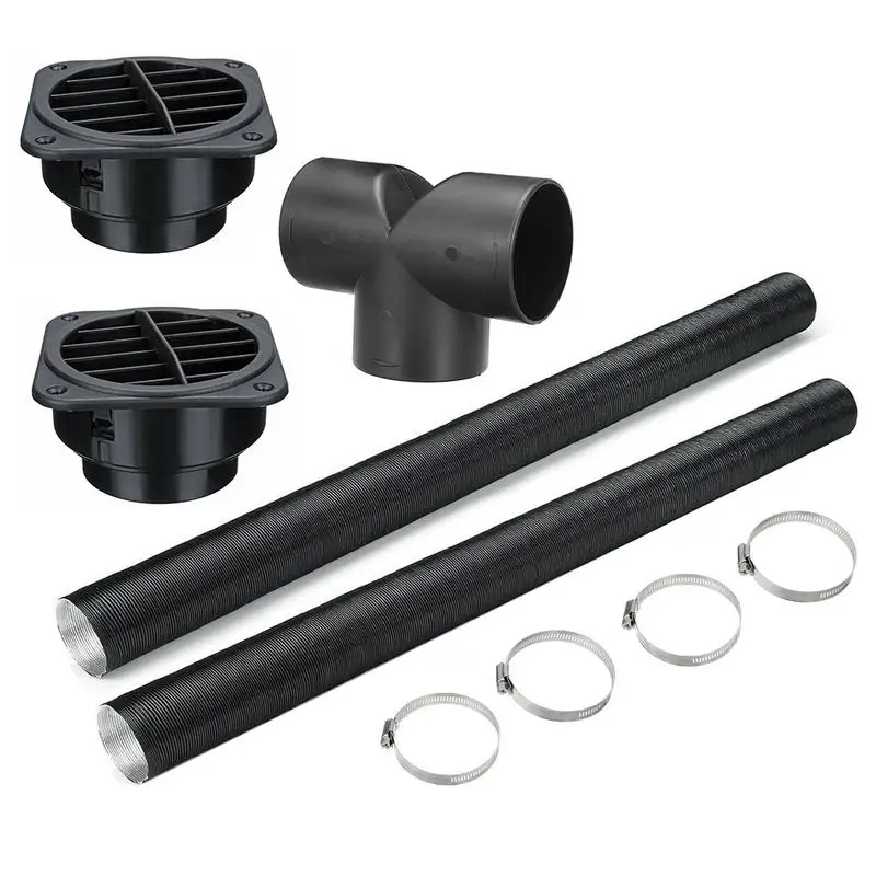 

75mm Air Vent Ducting Piece Elbow Pipe Outlet Exhaust Connector Joiner For Diesel Parking Heater Accessory For Automobiles