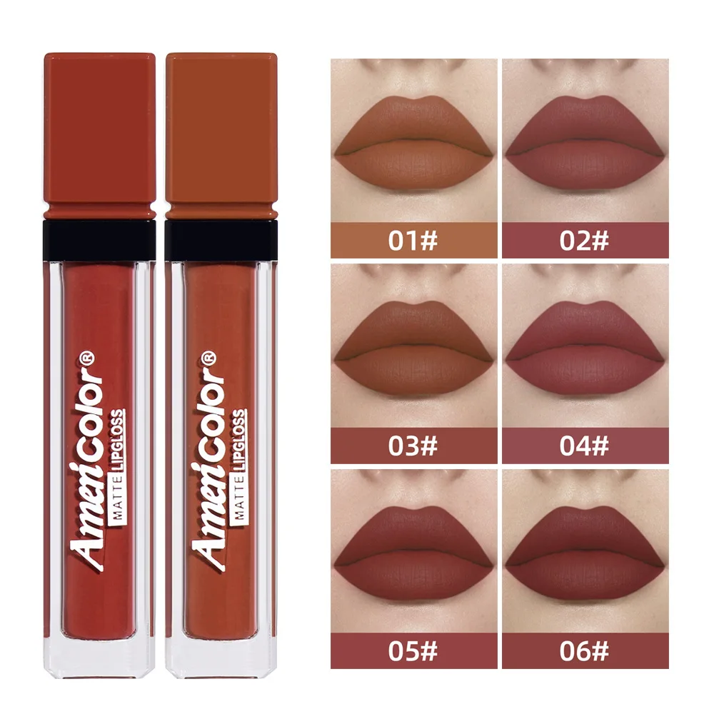 

Liquid Lipstick Liquid Velvet Matte Non Stick Cup Does Not Fade Cosmetic Lipstick Thin Tube Lasting Lip Products Lip Gloss Red