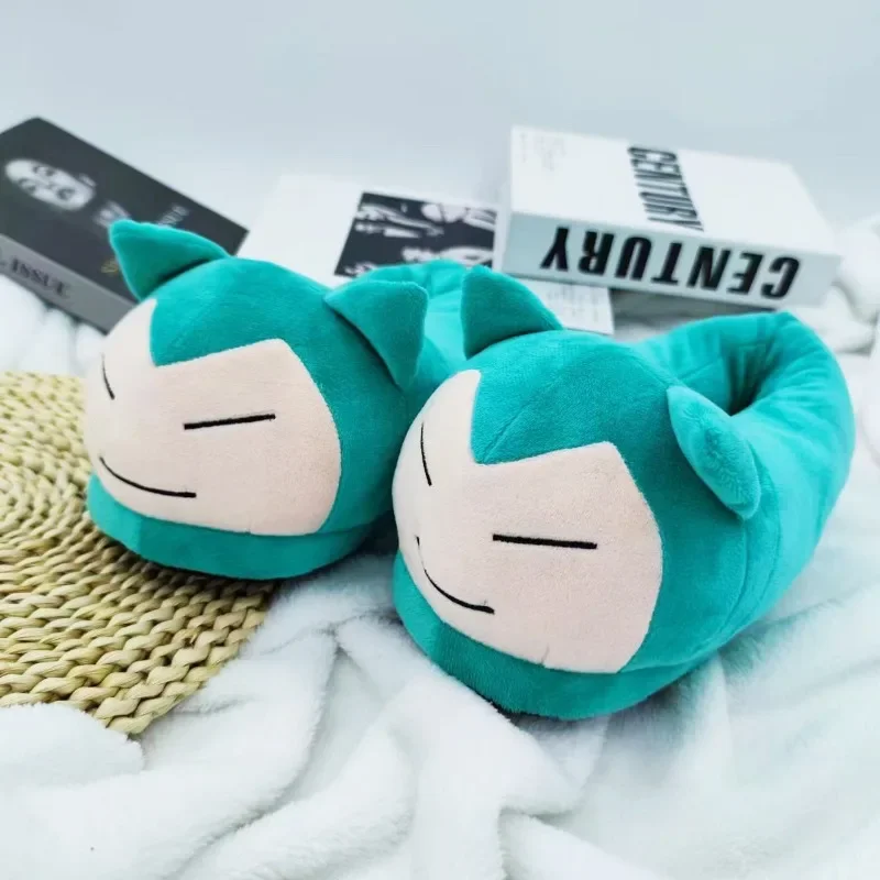 Мужские плюшевые тапочки MINISO Pokemon Snorlax