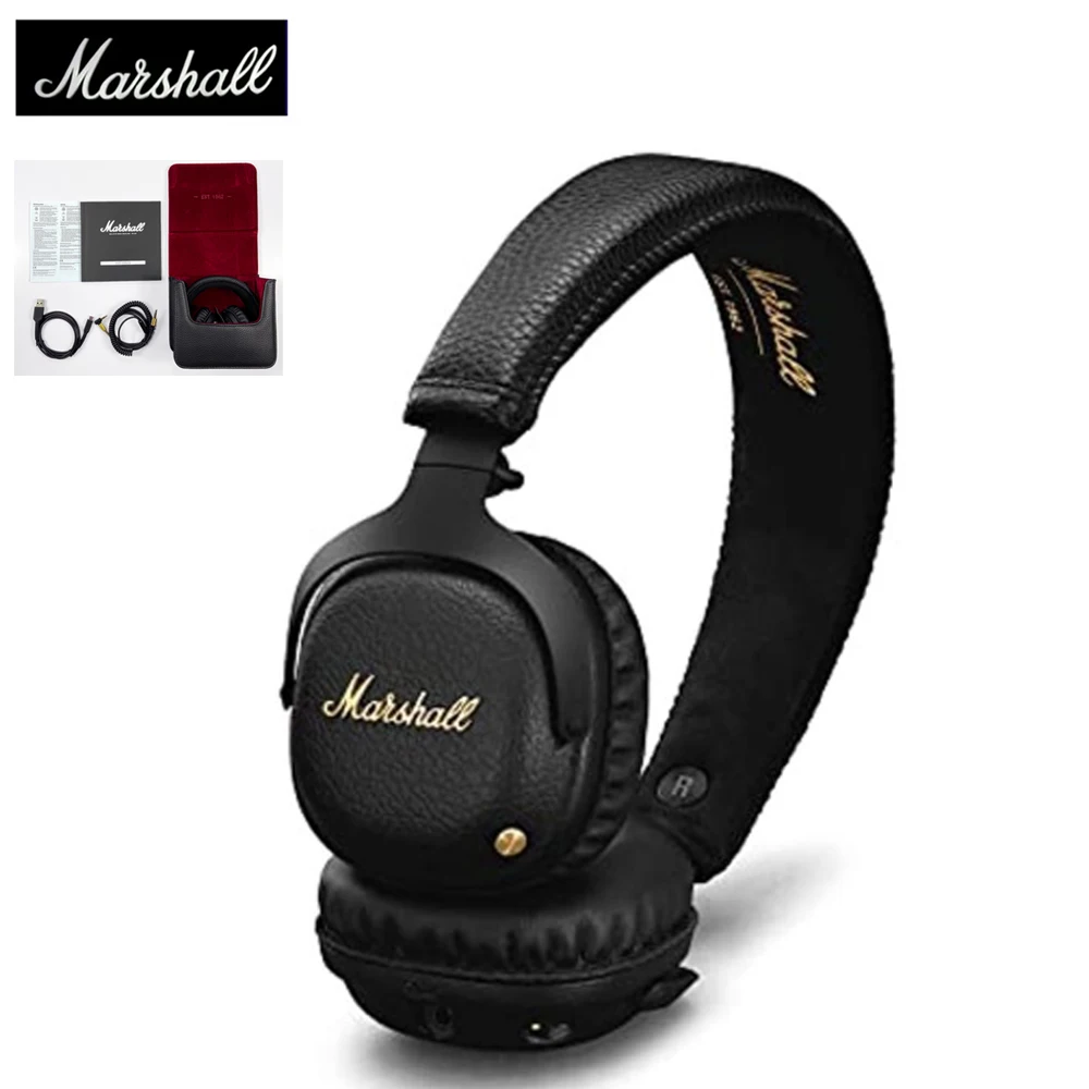 

Bluetooth-наушники Marshall Mid с активным шумоподавлением и глубокими басами