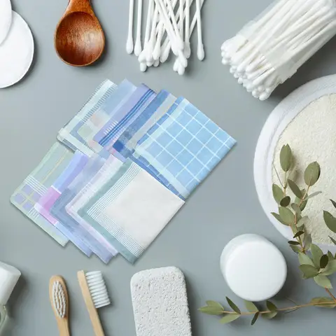 Phenovo хлопковые носовые платки для мужчин, 10 шт.