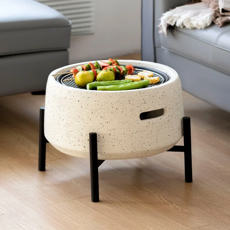 Садовый чайный барбекю бытовой уличный внутренний обогрев угольный мангал