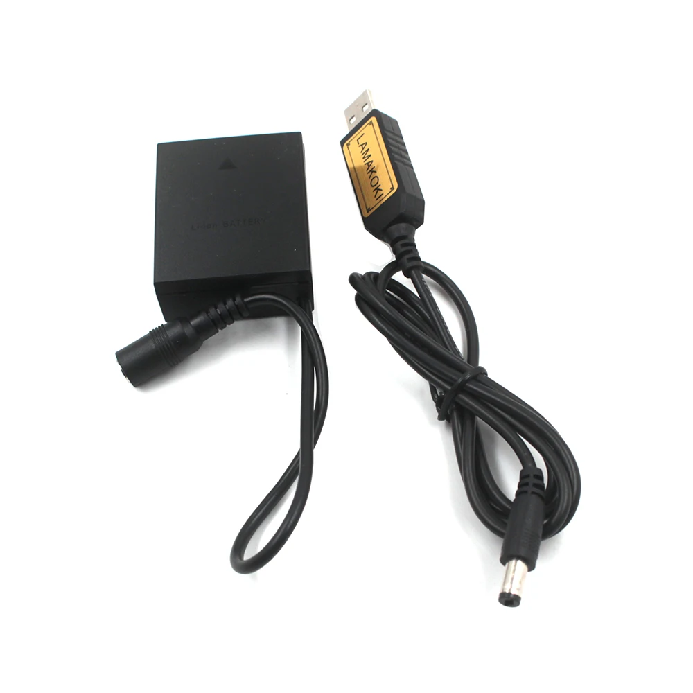 Фото Кабель QC USB Power Bank BLH1 BLH-1 Аккумулятор постоянного тока для камеры Olympus E-M1 Mark II №2