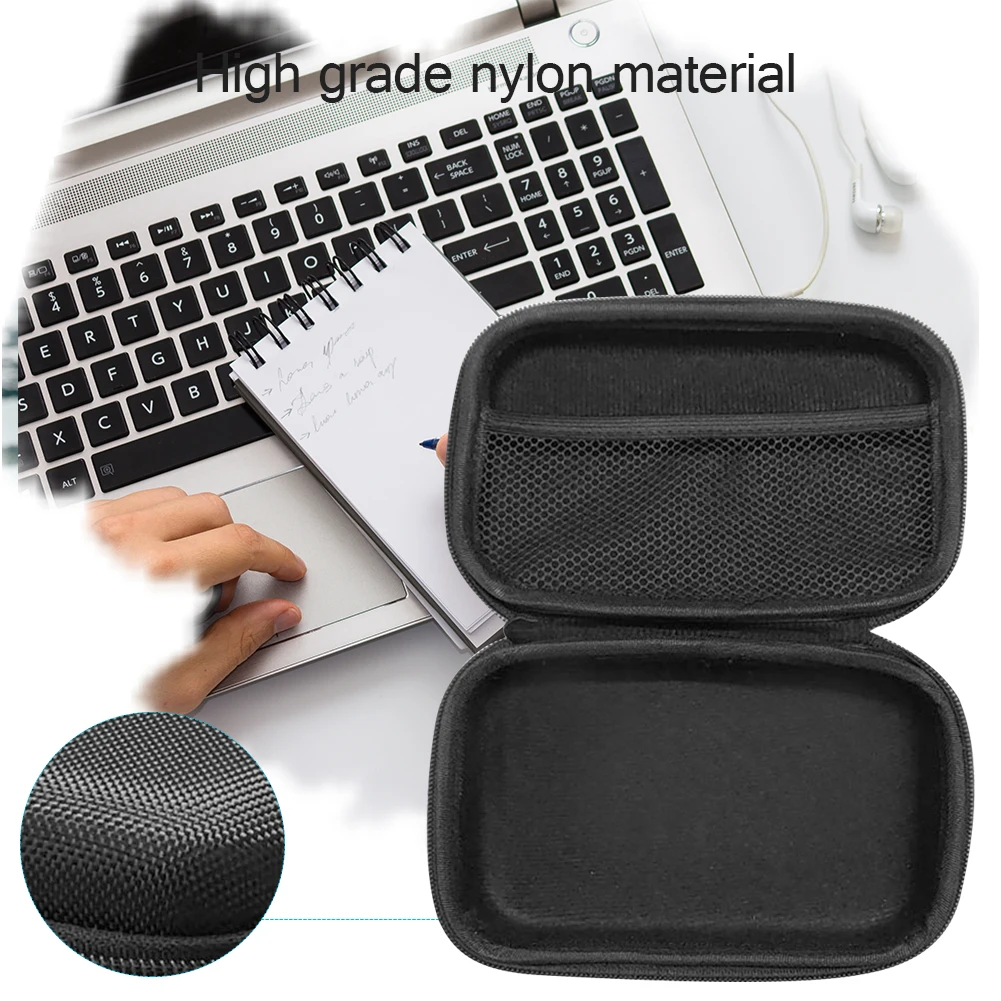 Прочная черная сумка для жесткого диска ноутбука MacBook с противоударной защитой и