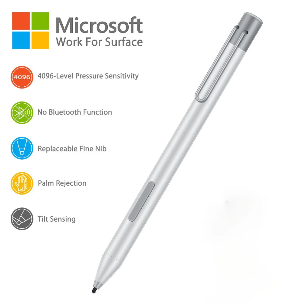 4096 penna stilo per Microsoft Surface Pro 3 4 5 6 7 penna Touch Screen Tablet matita da disegno per Microsoft Surface Studio ASUS HP