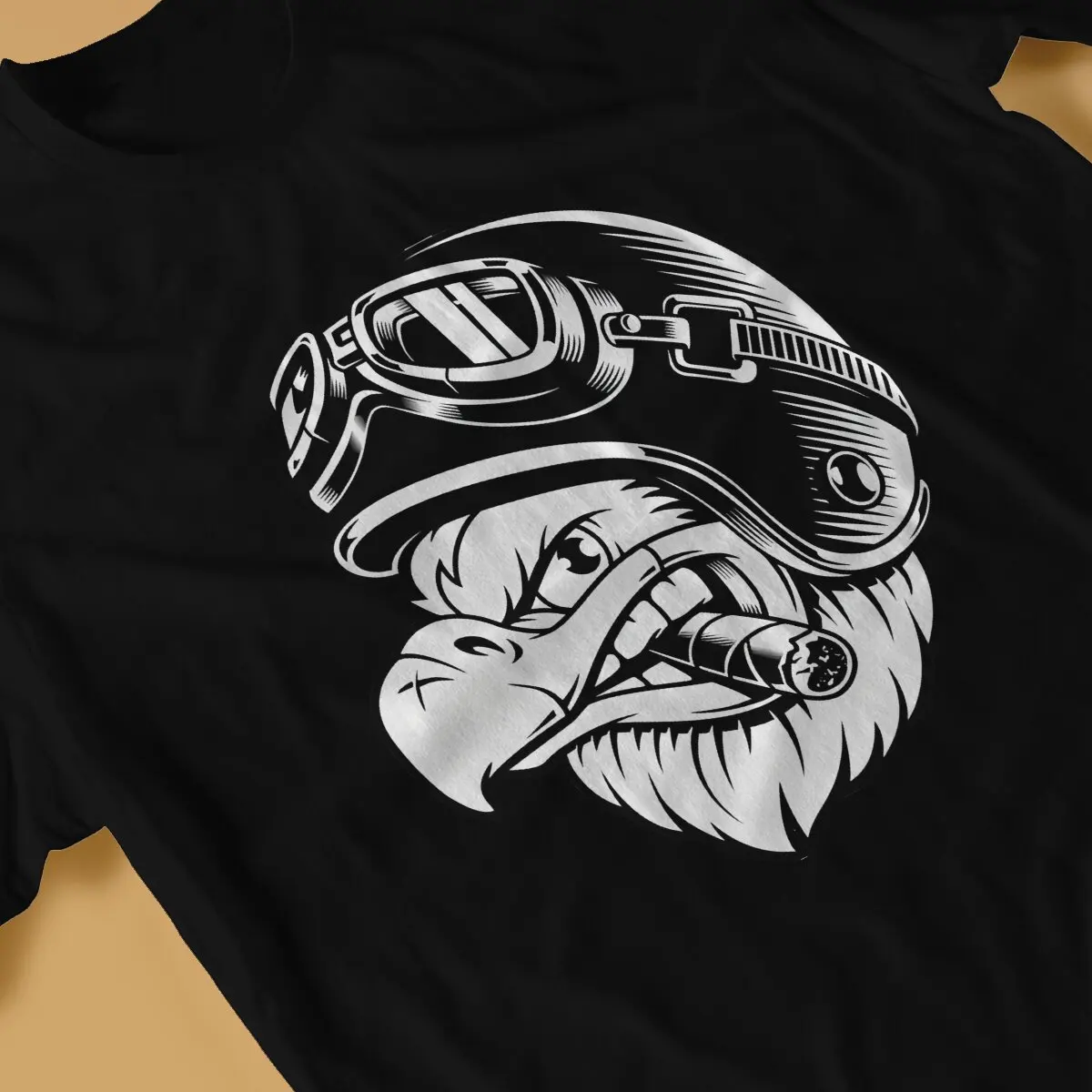 Футболка мужская с принтом &quotклассный Орел сигарой&quot