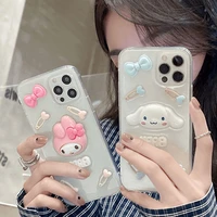 3d design hello kitty my melody cinnamoroll phone cases for iphone 13 12 11 pro max mini xr xs max 8 x 7 se 2020 back cover