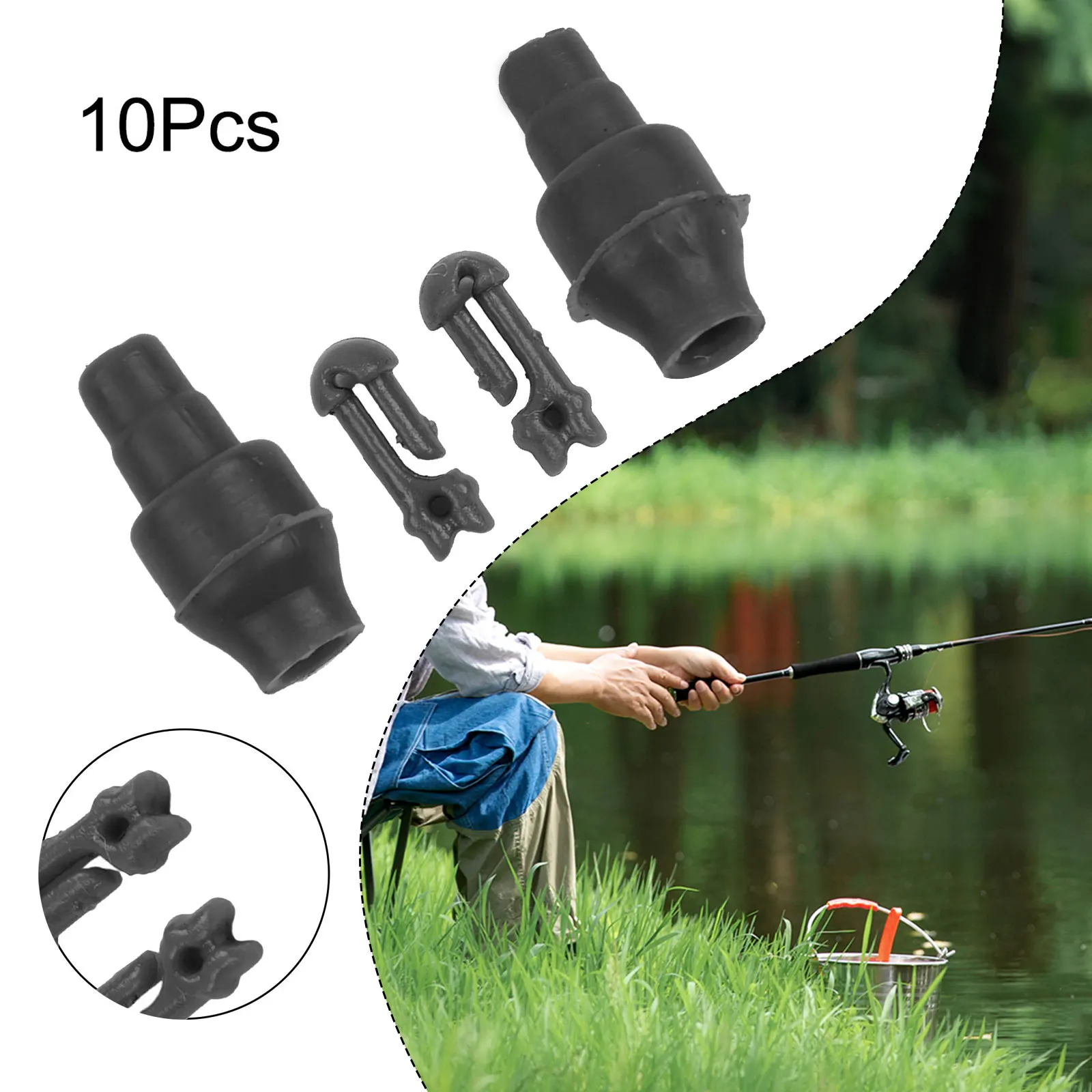 10 шт. быстросменная кормушка для рыбалки рыболовные терминалы снасти крючки