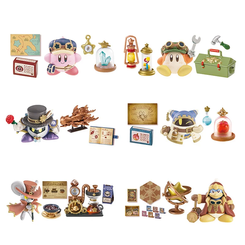 

Original Re-ment Kirby Dreamy Gear Bouken No Hajimari Blind (Box Set of 6) Figure Anime Action Model Toys for children