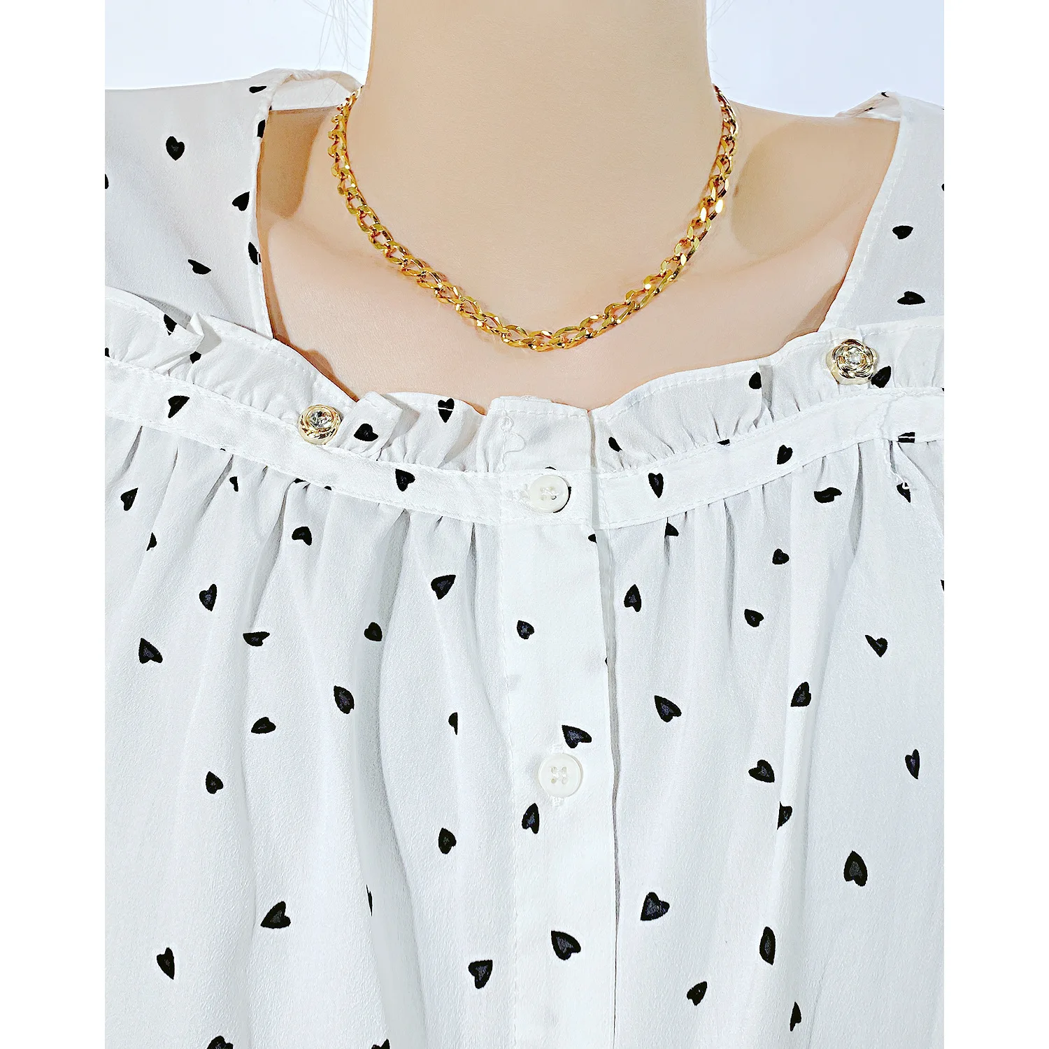 Dropshipping Jewelry Ins Titanium Steel Thick Chain Clavicle  Gold Stainless  Necklace