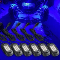 Car Chassis Light Rgb Color Mobile App Remote Control Atmosphere Light Rock Light Led for Wrangler Pickup Truck 4/5/6 Lights