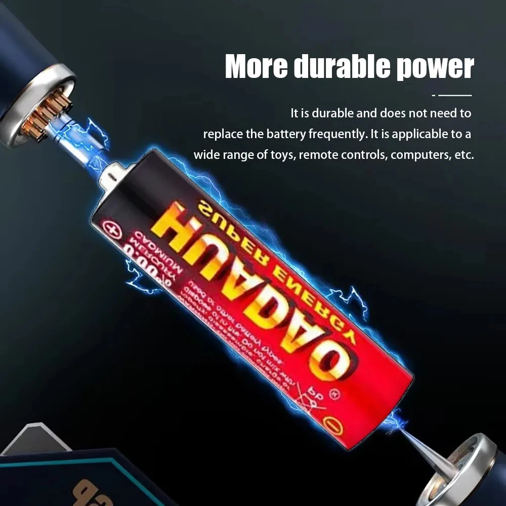 

Huadao 1.5V AAA Disposable Alkaline Dry Battery for Led Light Toy Mp3 Camera Flash Razor CD Player Wireless Mouse Keyboard