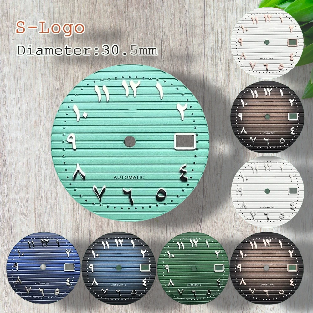30 5 мм S логотип NH35 циферблат Esfera араbe для movimiento аксессуары модификации реле 3/3 8