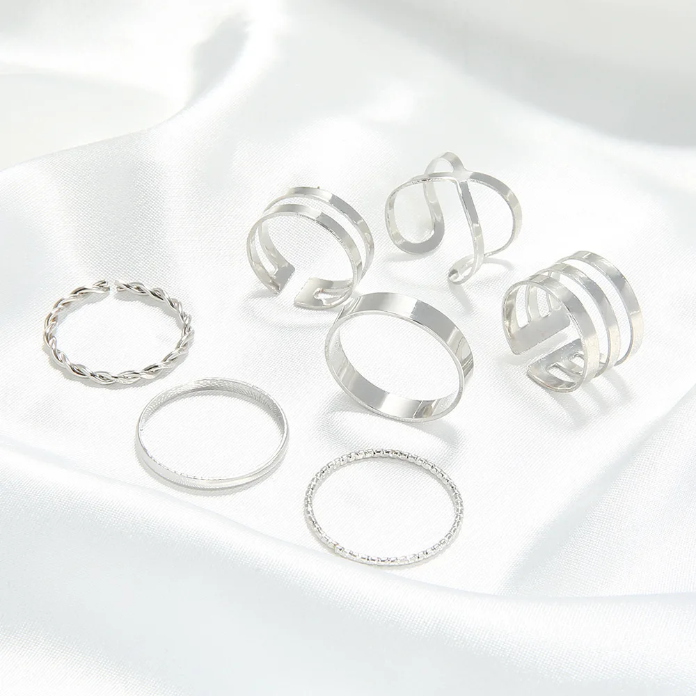 

KYTRD 8-piece ring fashion new product