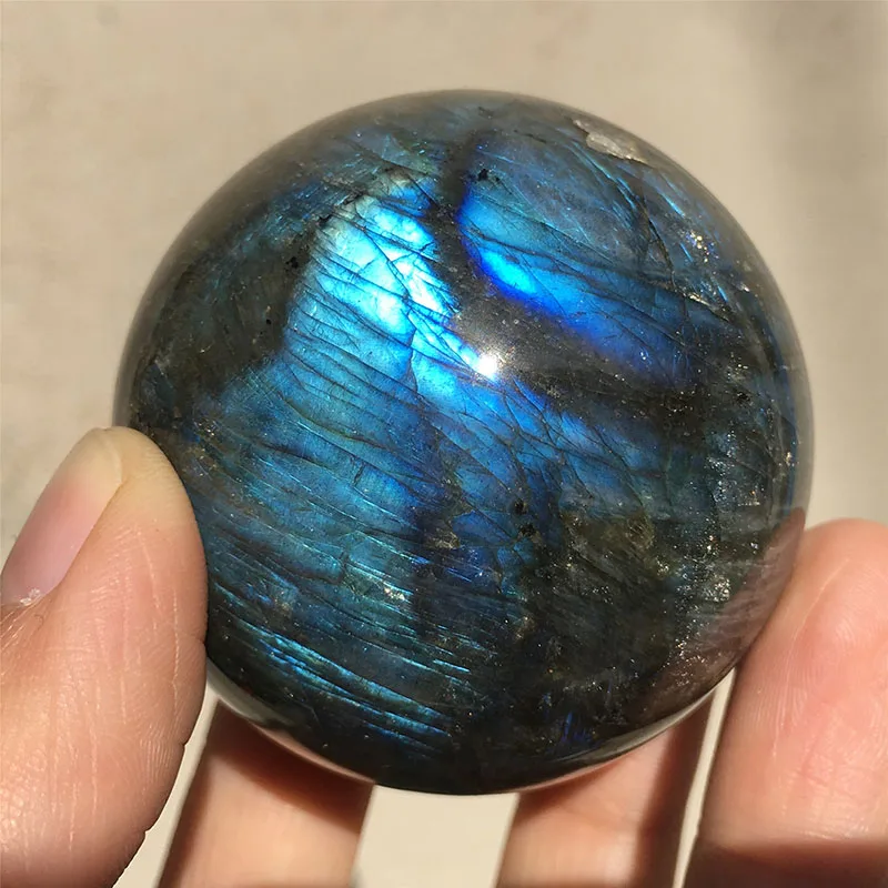 

1 шт. Φ кварцевый лабрадорит, хрустальный шар 40-80 мм