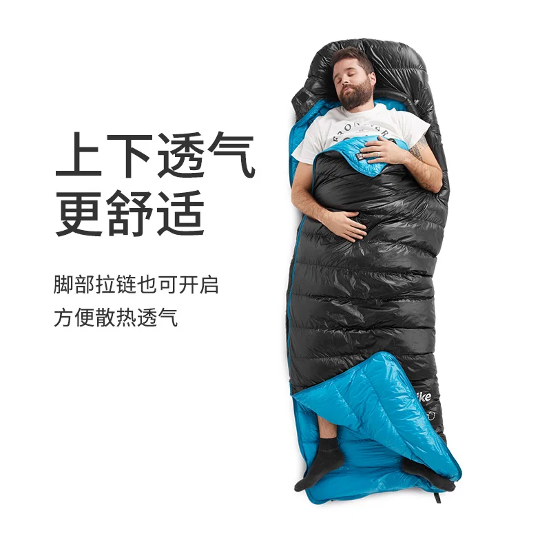 

Naturehike Winter Outdoor Camping Adult Single Sleeping Bag Warm Thickened Envelope Sleeping Bag CW400C/WZ400