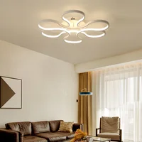 Junxing lighting living room simple post modern led ceiling lamp personality creative fashion bedroom lamp study aluminum lamp