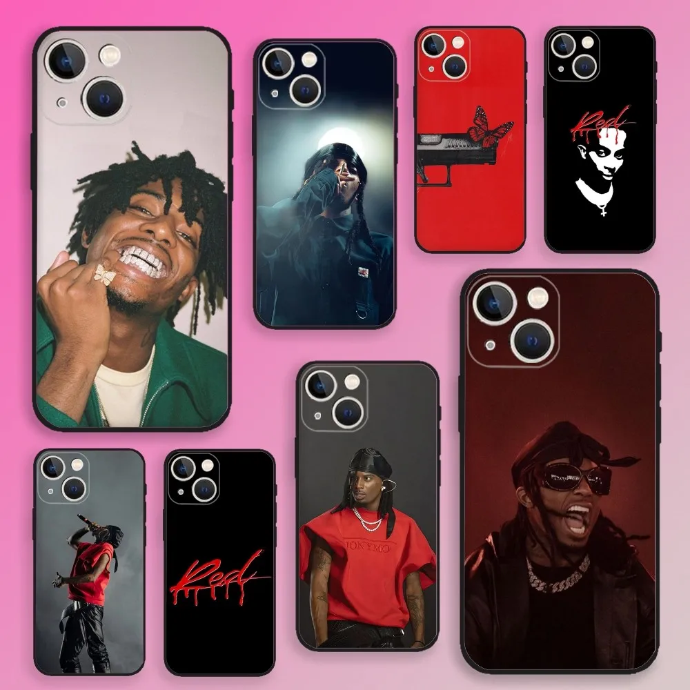 Чехол для телефона Playboi C-Carti Rapper iPhone 16 15 14 13 12 11 Plus Pro Max XS X XR SE Mini 8 7 мягкий