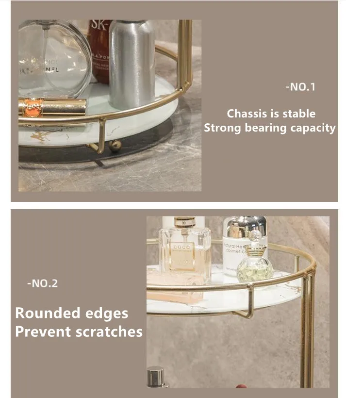 Iron Art Storage Rack Nordic Makeup Organizer Desktop Dressing Table Skin Care Cosmetic Holder Bathroom Countertop Shelf |