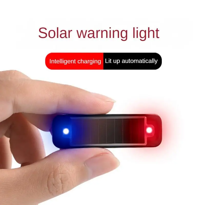 Black Solar Power Anti-Theft Alarm Light For Motorcycles Car Scooter Strobe In-Night Warning Lamp Wireless LED Drone Indicator